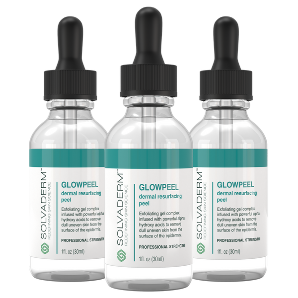 3 Bottles Of Glowpeel - Solvaderm®